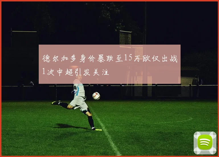 德尔加多身价暴跌至15万欧仅出战1次中超引发关注