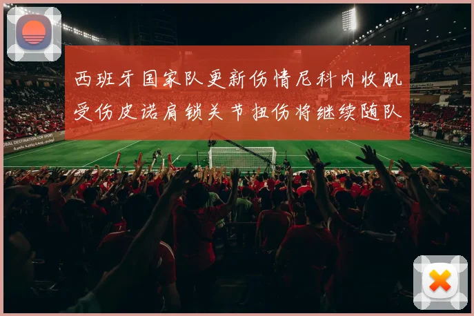 西班牙国家队更新伤情尼科内收肌受伤皮诺肩锁关节扭伤将继续随队训练