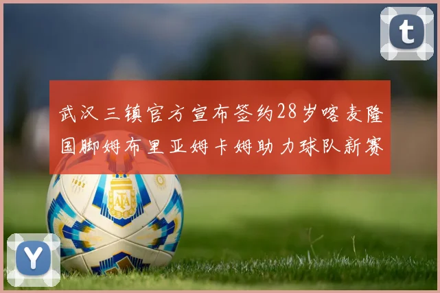 武汉三镇官方宣布签约28岁喀麦隆国脚姆布里亚姆卡姆助力球队新赛季